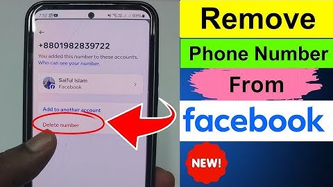 How to remove phone number from Facebook Account 2025 | New Update