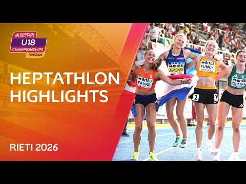 HEPTATHLON Extended Highlights🔥2026 European Athletics U18 Championships