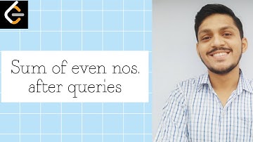 Leetcode 985 : Sum of Even Numbers After Queries | Array, Simulation | C++