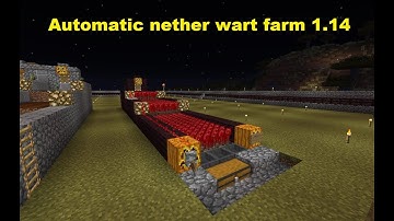 Minecraft 1.14 - Automatic Nether Wart Farm