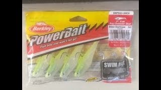 Fishing with Berkley 3 Inch Powerbait Swim Shads 