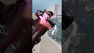 Double Flatbed Trailer Truck vs speed bumps|Busses vs speed bumps|Beamng Drive|ChaosZone #beamng