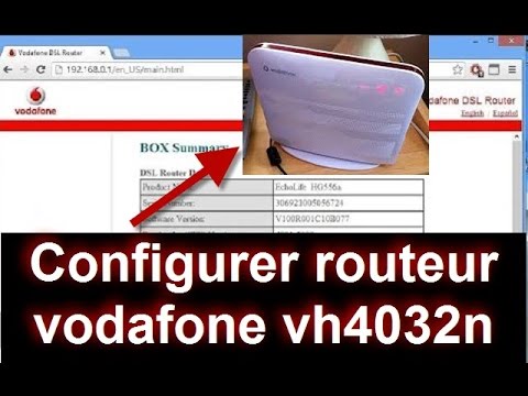 إعداد روتر Vodafone vh4032n العنيد ليشتغل مع جميع شبكات 3g و adslدون ترقيته