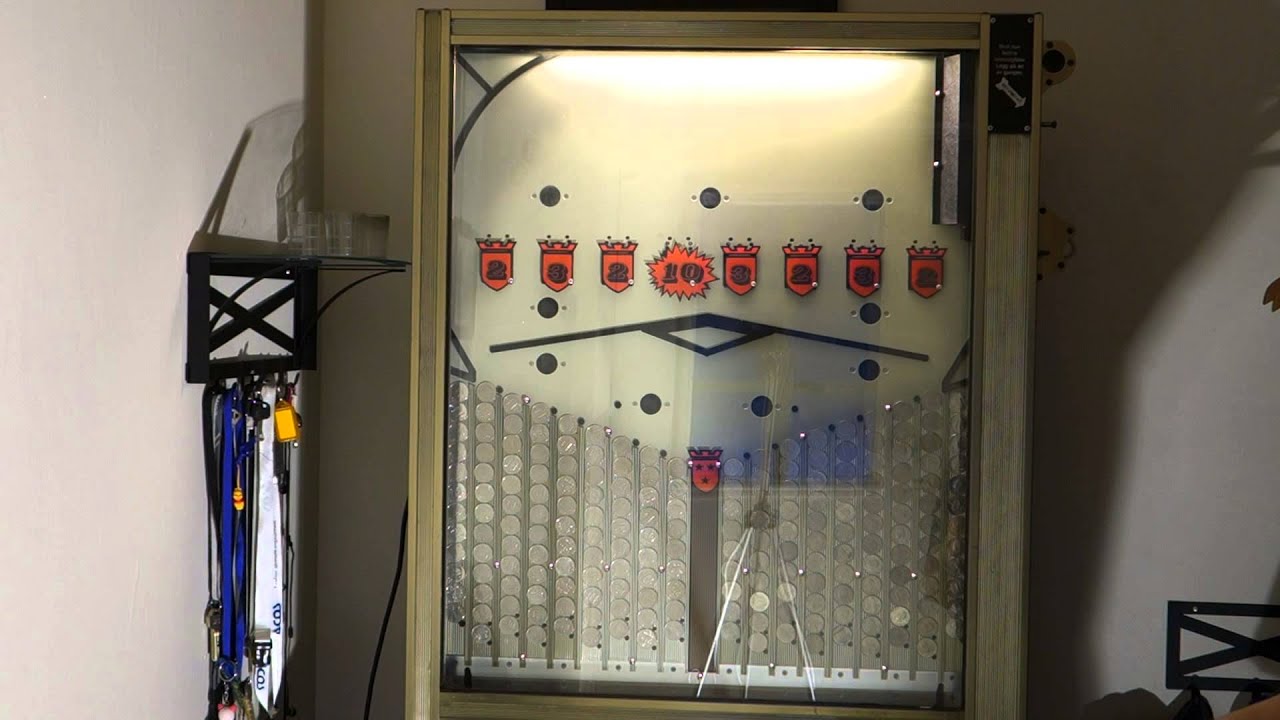 Salina Alu knipsekasse / kronespill / spilleautomat - YouTube
