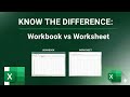 Understanding Workbooks and Worksheets (Insert, Move, Copy, Delete & Rename Sheets)