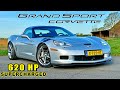 Corvette C6 Supercharged // 310KMH - 194MPH REVIEW on Autobahn