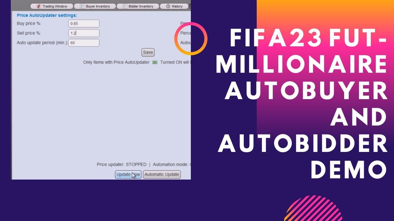 FIFA 23 Autobuyer and Autobidder OFFICIAL SITE – FUTMillionaire A.I. Robot  Trading Center - FIFA 23 Autobuyer and Autobidder - Ultimate Team  Millionaire Trading Center - OFFICIAL SITE : r/fut