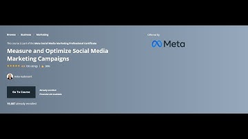 Measure and Optimize SocialMedia|Marketing Campaigns|Meta|Measure and Optimize|Courseraquiz|Facebook