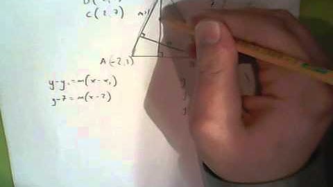 Finding the orthocenter using coordinates