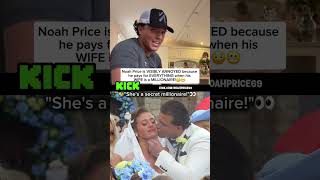 #noahprice is VISIBLY ANNOYED cus he pay for EVERYTHING when his WIFE is a MILLIONAIRE#venezuelafury