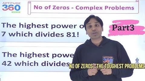 #3 No of Trailing zeros in a factorial    The toughest questions    The Easiest Tricks
