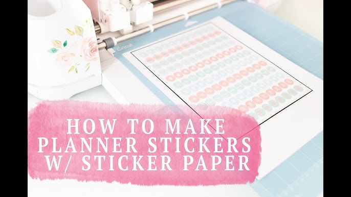 🤩 How to Print on Vinyl - Making Custom Laptop Stickers with Cricut 