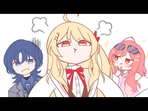 Kanade is cute today too~[Animation/Hololive/Ao/Ririka/Kanade]