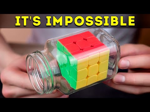 Rubik&rsquo;s Cube in a Bottle - It&rsquo;s Impossible | DIY