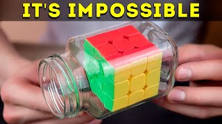 Rubik's Cube in a Bottle  It's Impossible | DIY