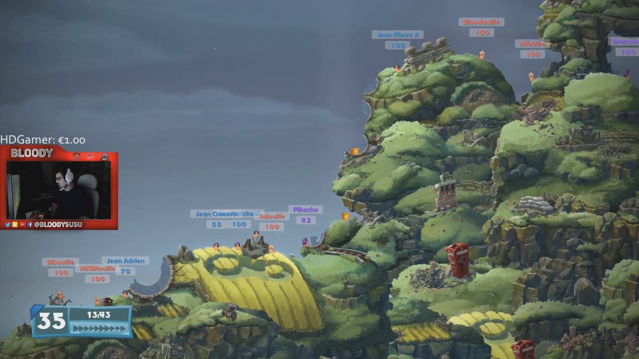 WORMS WMD avec MrBboy45 Alfouille & Mika !