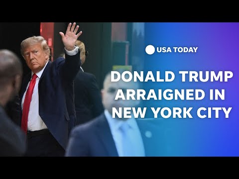 Watch: Former President Donald Trump to be arraigned in New York City | USA TODAY