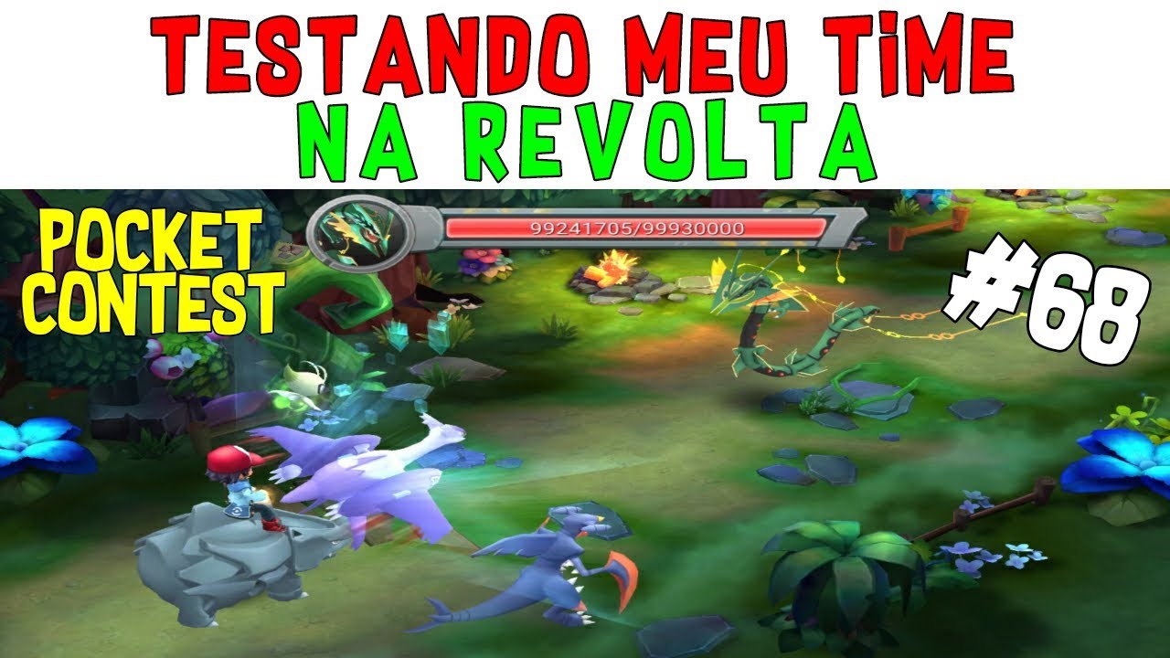 POCKET CONTEST Testando Meu Time Na Revolta ( Riot) • MONSTRO GUIA