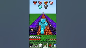 Minecraft Magma block vs Armor🤯 #minecraft #shorts