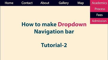 Dropdown menu with css in bangla | tutorial-2