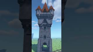 Epic Medieval Gatehouses in Minecraft! #shorts