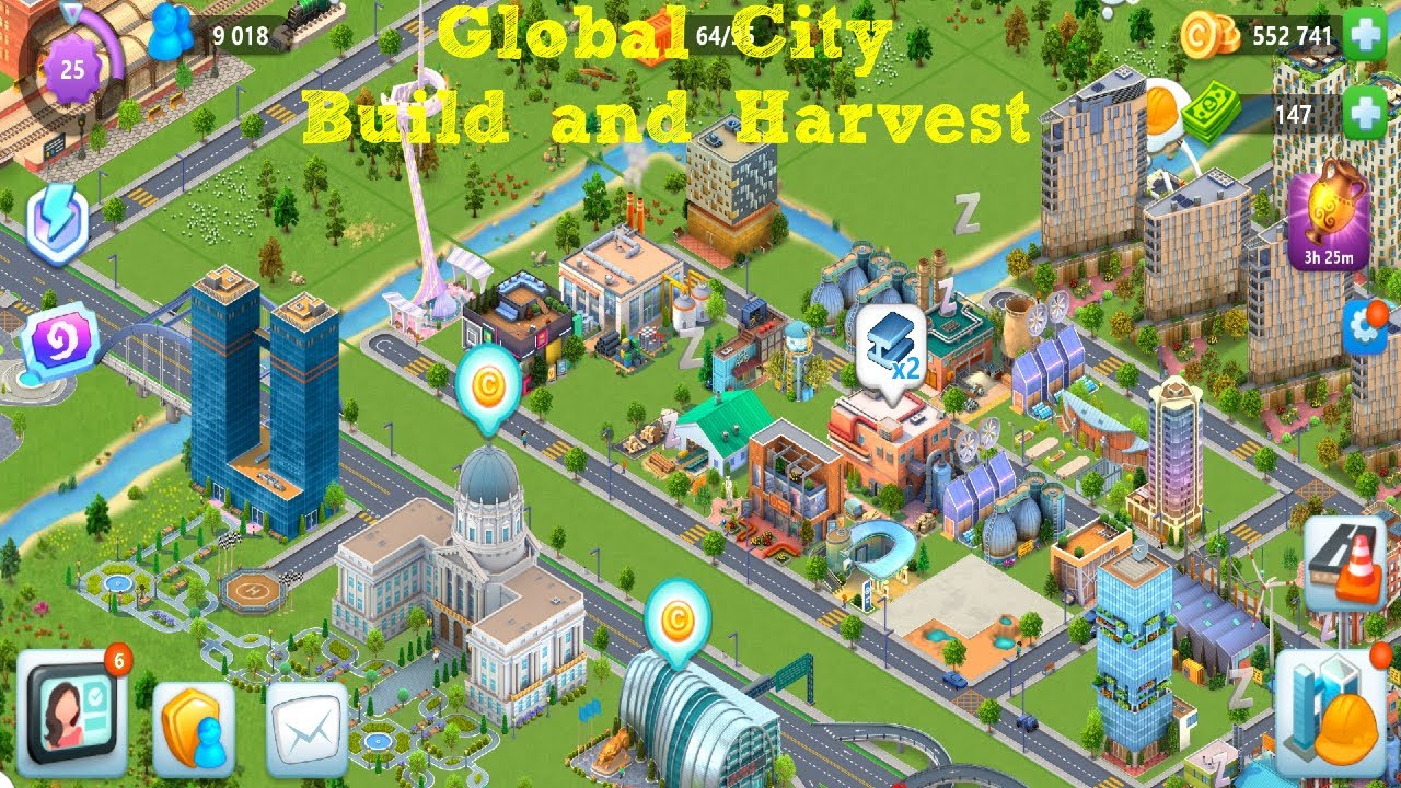 Como jogar Global City: Build and Harvest no PC com BlueStacks