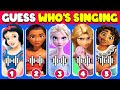 Guess whos singing  disney song quiz challenge  snow white moana elsa rapunzel mirabel