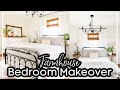 Farmhouse Bedroom Makeover | Decorate with Me | Bedroom Decorating Ideas 2021