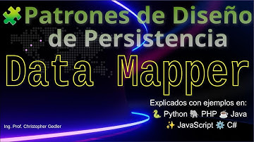 🧩 Patrones de Diseño de Persistencia - Patrón Data Mapper