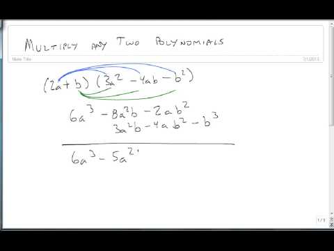 5 4 4 Multiply Any Polynomial