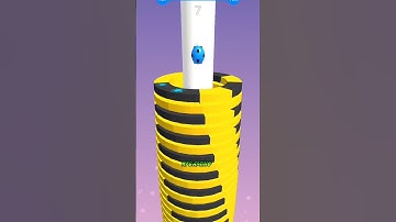 Challenge Stack ball game play on dimand | 8 #shorts #stackball #stackballgameplay #ballover #games