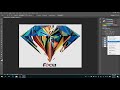 7 set spot channels for white and varnish in Photoshop software