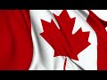 10 Hours Canadian Flag Waving Video Audio Waving Flags 