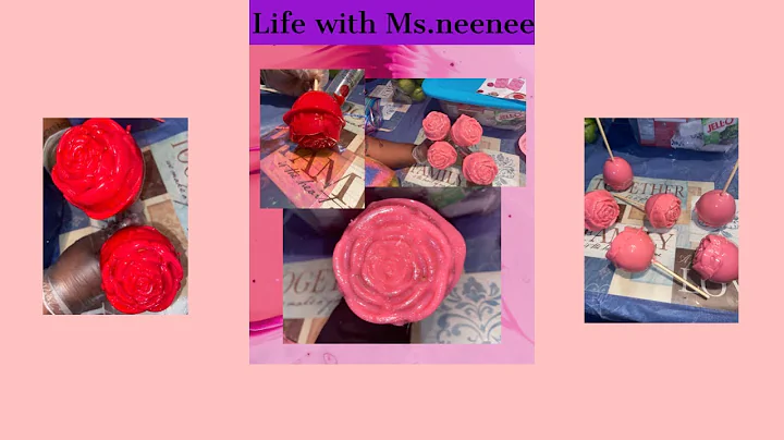 Red and pink Rose 🌹 bottoms apples