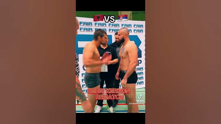 Serbi 🇷🇸 i Kerkon ndeshjen e kthimit Roberto Bakaj🇦🇱 ,mesa duket nuk u ngop mir heren e pare 👊
