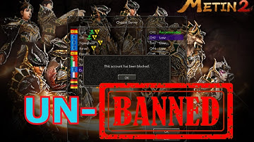 Metin2 - Cheat Blocker Ban Wave ( External Tool Use ) & Faulty Anti Cheat ( UPDATE: UNBANNED )
