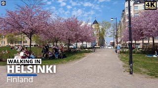 Walking in Helsinki Finland - Ullanlinna (13 May 2021)