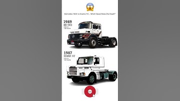 Mercedes vs Scania , two beasts, which you like the most?#youtubeshorts#knowledge #mercedes #scania