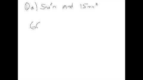 Common Factors Example 1 FMP 10 5.2