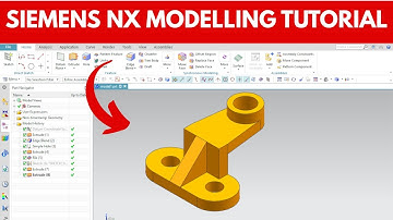 How to Model a Mechanical Block in Siemens NX | Step by Step Tutorial (Beginner Friendly)