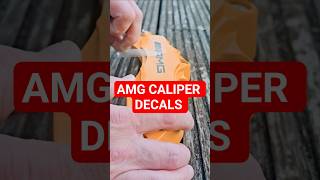 AMG straight caliper decals