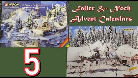 Faller and Noch Advent Calendar Figure Reveal Day 5  #faller  #noch  #advent  #modeltrains #märklin