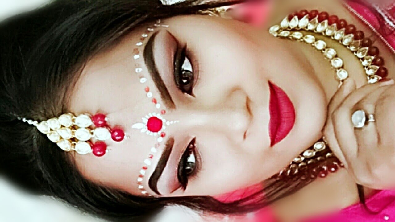 INDIAN BRIDAL MAKEUP TUTORIAL Asian Bengali BRIDAL TRADITIONAL