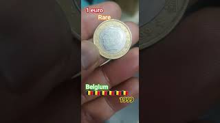 1 Euro 1999 Belgium #youtube #youtubeshorts #coin