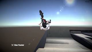 Riding The Mega Ramp In BMX Streets Pipe