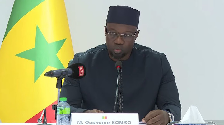 Intégralité du discours du Premier ministre Ousmane SONKO lors de la réunion gouvernementale