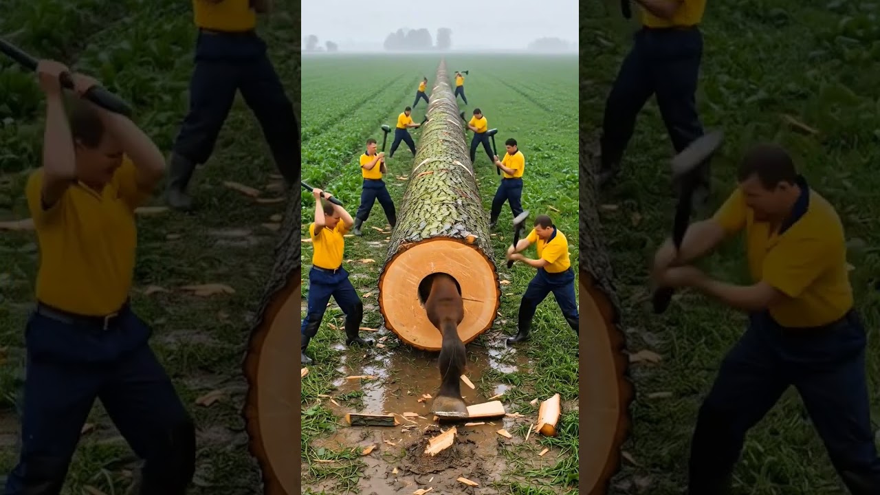 Rescue Heroic Horse From Deadly Log Trap 