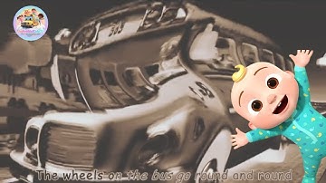 Wheels on the Bus Remix || Several Horror Version 120 Seconds Nursery Rhymes || Jollymix Kids TV