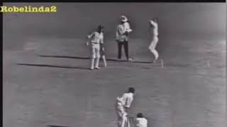 First Six in Cricket History (Rare clip)