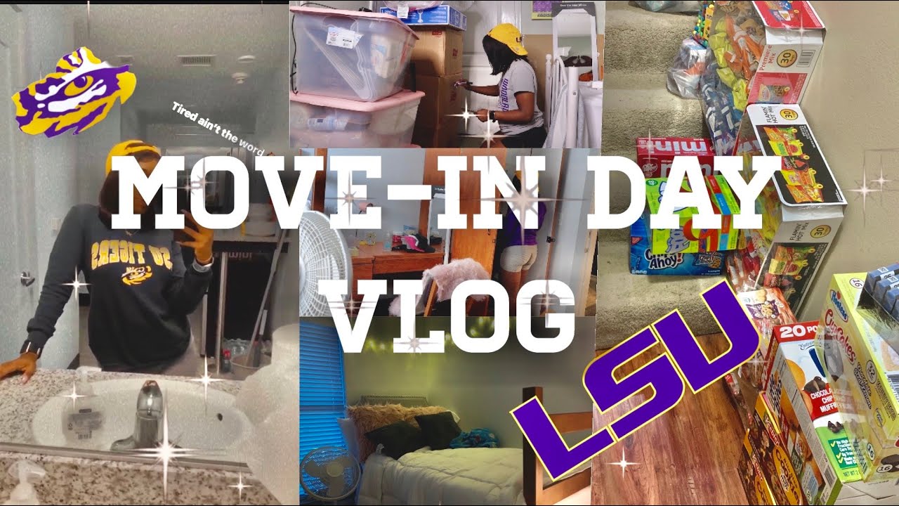 Move In Day Vlog!! // LSU 💜 💛 YouTube